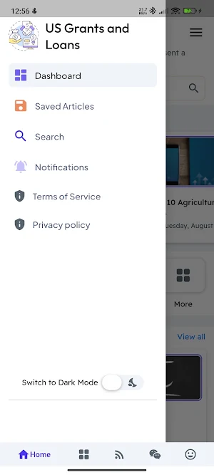 US Grants and Loans Screenshot 1