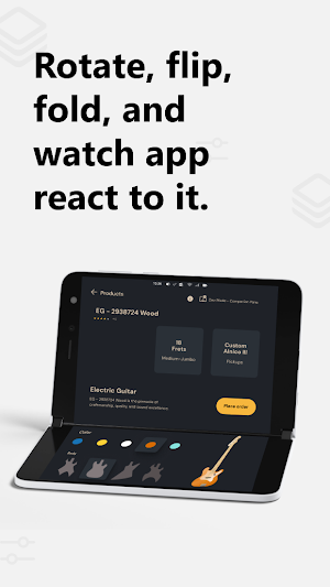 Dual Screen Experience Example screenshot 2