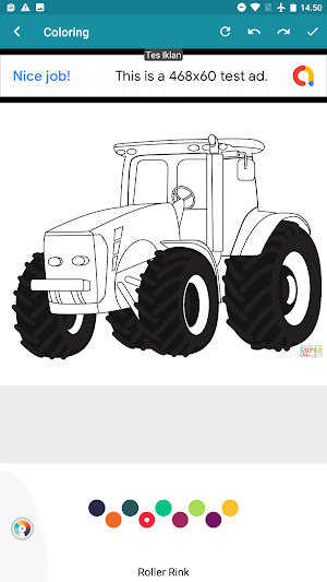 Farming Tractor Coloring Screenshot 1