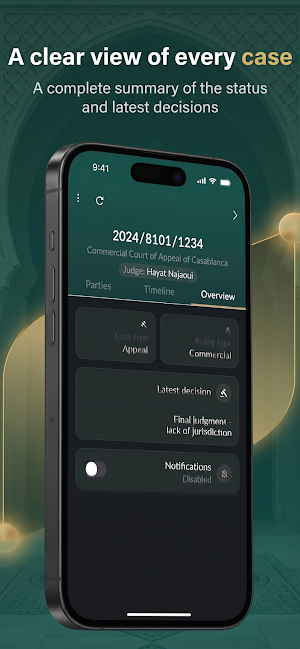 Mahkamaty: Court Case Tracker Screenshot 2