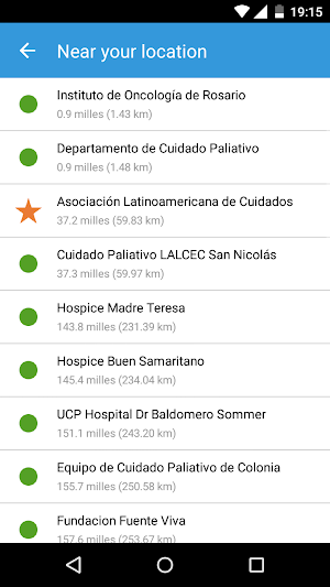 Palliative Care Directory Screenshot 2