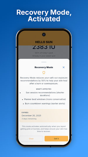 Hello Sun - Vitamin D Tracker Screenshot 3