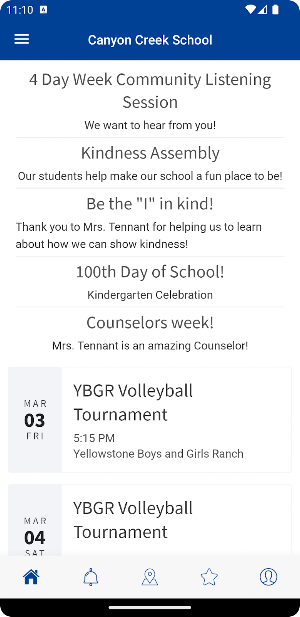 Canyon Creek School Cougars Screenshot 0