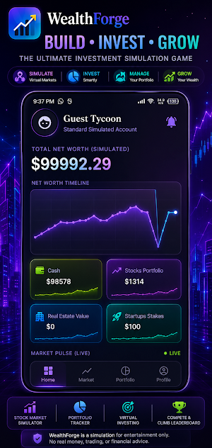 WealthForge: Wealth Tycoon Sim Screenshot 0