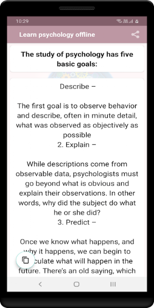 Learn psychology offline Screenshot 2