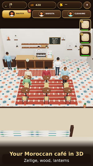 Barista Maroc - Cafe Game 3D Screenshot 0