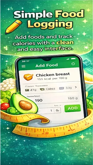 Easy Calorie Tracker Screenshot 2