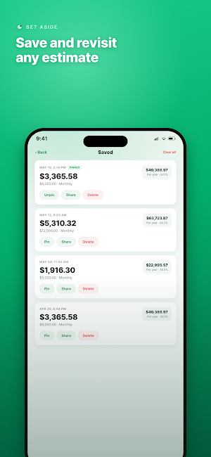 Set Aside: Freelancer Tax QC Screenshot 3