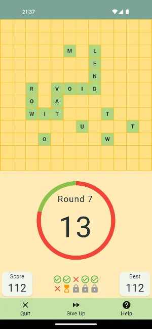 Take Two - word game Screenshot 2