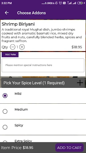 Saffron Fine Indian Cuisine Screenshot 3