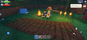 Forest Survival: 100 Dark Days Screenshot 1