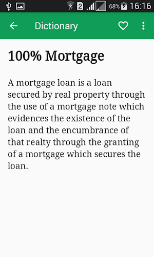 Real Estate Dictionary Offline Screenshot 2