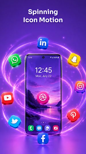 Rolling Icon: Live Wallpaper Screenshot 2