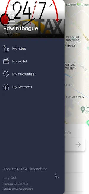 24/7 Taxi Dispatch Inc. Screenshot 1