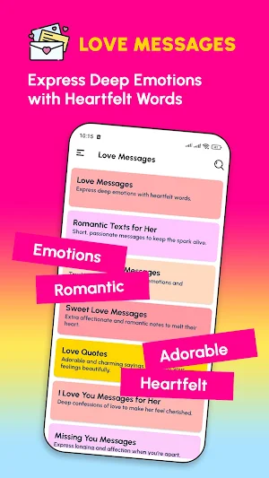 Romantic Love Messages 2025 Screenshot 0