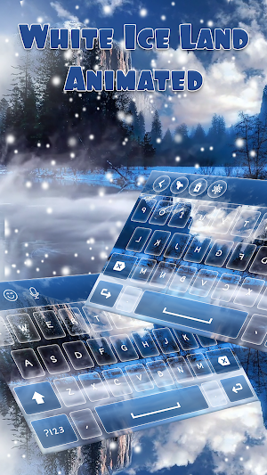 White Iceland Keyboard Screenshot 2
