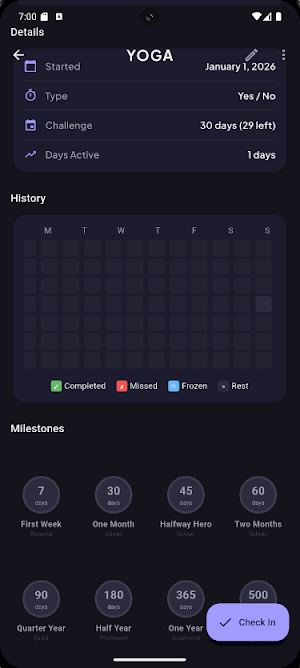 The Commitment App Screenshot 0