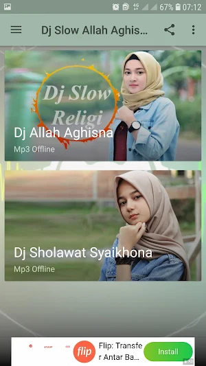 Dj Slow Sholawat Viral Allah Allah Aghisna Offline Screenshot 2