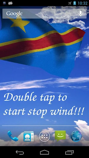 DR Congo Flag Live Wallpaper Screenshot 0