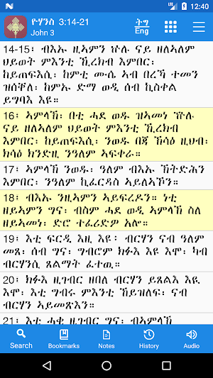 Tigrigna Bible Study with Audio Screenshot 1