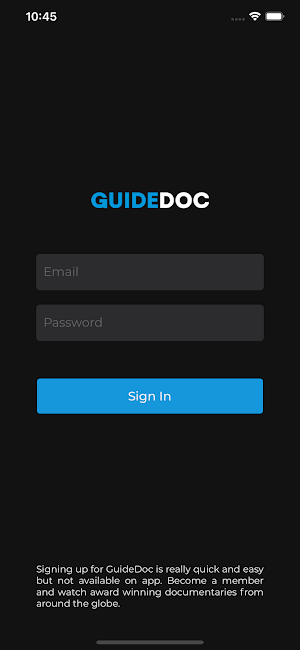 GuideDoc Curated documentaries Screenshot 0