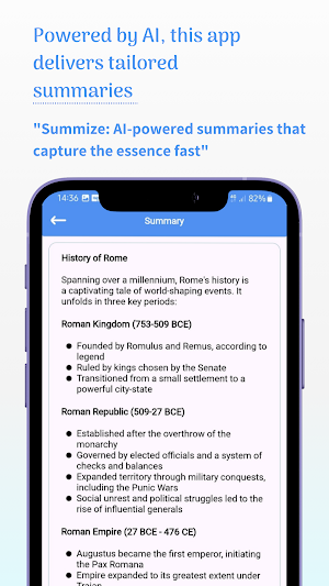 Summize: Text Summarizer AI Screenshot 3