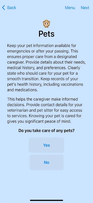 Legacy Plan Screenshot 2
