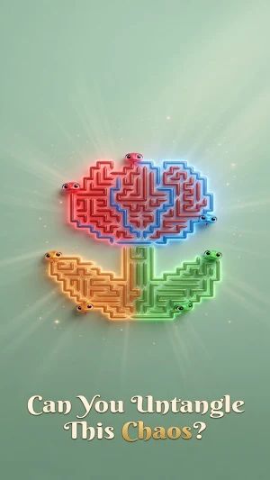 Snake Escape: Color Puzzle Screenshot 0