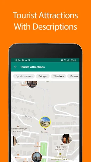 Armenia Offline Map and Travel Guide Screenshot 0