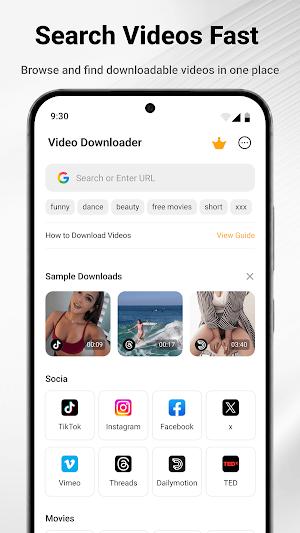 Secure Browser & Downloader Screenshot 0