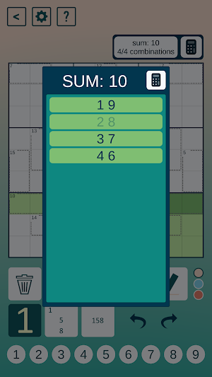 Killer Sudoku Screenshot 1