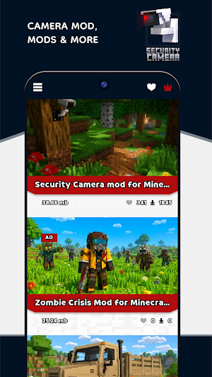 Mod Security Camera MCPE Screenshot 3