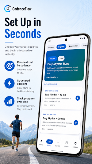 CadenceFlow: Run Metronome Screenshot 2