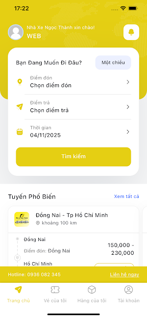 Nhà Xe Ngọc Thành Screenshot 0