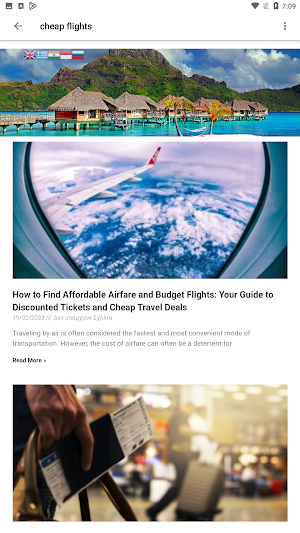 cheap flights Screenshot 1