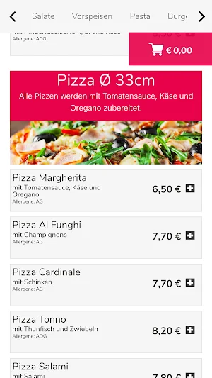 Bella Italia Wieselburg Screenshot 0