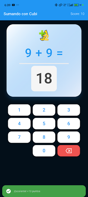 Sumando con Cubi Screenshot 2
