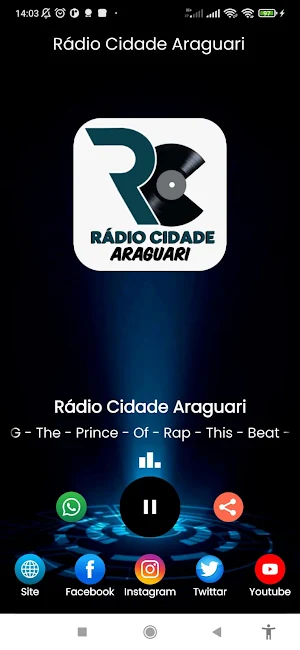 Rádio Cidade Araguari Screenshot 0