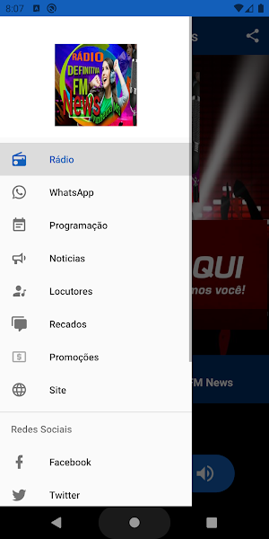 Rádio Definitiva FM News Screenshot 1