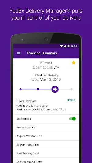 FedEx Screenshot 2
