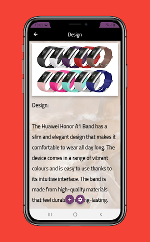Huawei Honor A1 Band Guide Screenshot 3