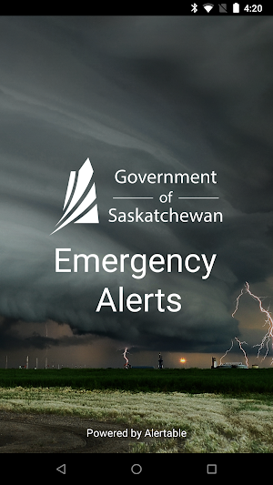 Saskatchewan Emergency Alert Screenshot 0
