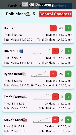 Insider Trading Simulator Screenshot 1