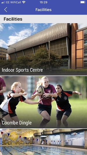 University of Bristol Sport Screenshot 1