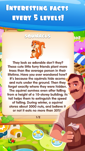 Match3 Fruits Farmden Screenshot 1