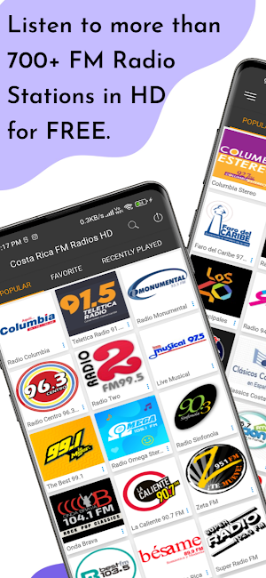 Costa Rica FM Radios HD Screenshot 0