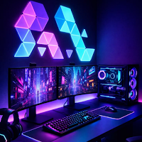 Gaming Setup Wallpaper 4K
