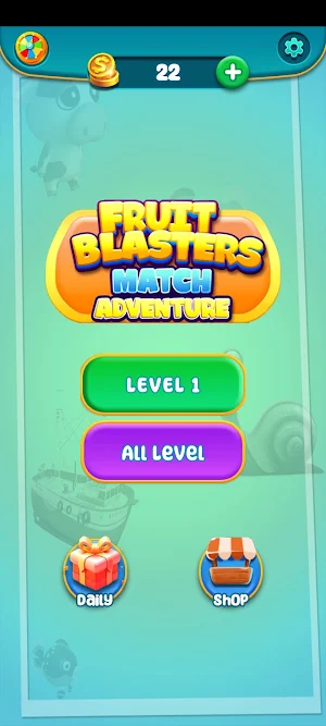 Fruit Blasters Tropical Match Screenshot 1