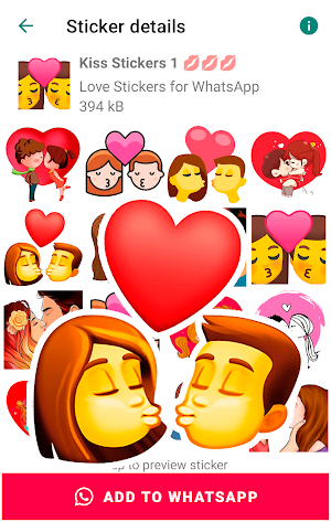 Love stickers for WhatsApp Screenshot 0