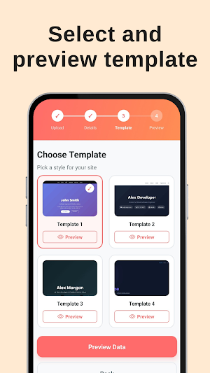 Portfily - AI Website Builder Screenshot 3